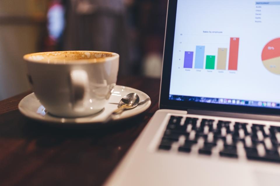 Illustrative photograph of business Working
